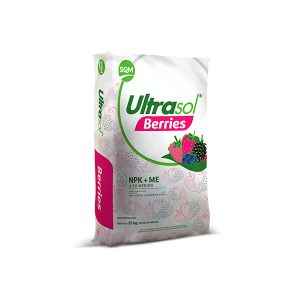 Seferno fertilizante soluble NPK Ultrasol Berries para uso en fertirrigación