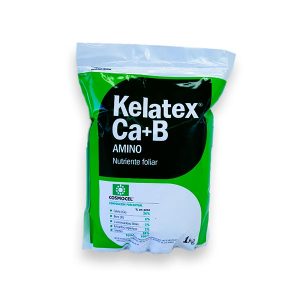 Seferno fertilizante foliar KELATEX Ca+B, permite integrar calcio y boro para la translocación de carbohidratos dentro de la planta, enraizamiento y la formación de paredes celulares.