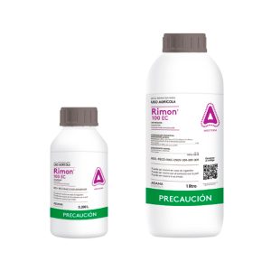 Seferno insecticida Rimon 100 EC para la inhibición de la biosíntesis de la quitina en el organismo de los insectos, afectando el proceso de muda (ecdisis)