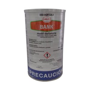 Seferno fungicida BANK sistémico y de contacto de amplio espectro de acción, que actúa de manera preventiva y curativa distribuyéndose en todos los tejidos vegetativos de las plantas.