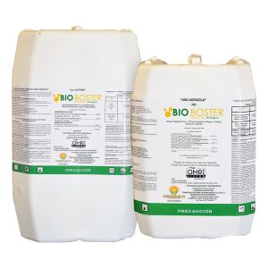 Seferno fungicida Bio Boster de control biológico formulado de la bacteria Bacillus subtillis que se multiplica rápidamente y se establece alrededor de las raíces de las plantas evitando la colonización de hongos patógenos.