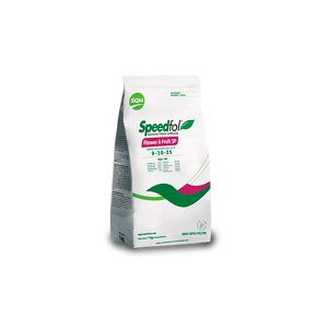 Seferno fertilizante foliar Speedfol Flower & Fruit SP, ideal para su uso como formulación auxiliar en cualquier etapa fenológica de los cultivos.