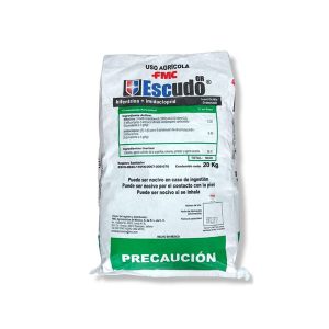 Seferno insecticida ESCUDO 7 GR granulado de aplicación versátil formulado a base de dos ingredientes activos (Bifentrina + Imidacloprid), por lo que brinda una doble protección al sistema radicular contra las plagas de la raíz más importantes en los cultivos.