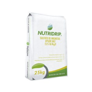 Fertilizante soluble Seferno NUTRIDRIP SULF de MG hepta envasado útil como fuente de maganesio elemental altamente biodisponible para las plantas